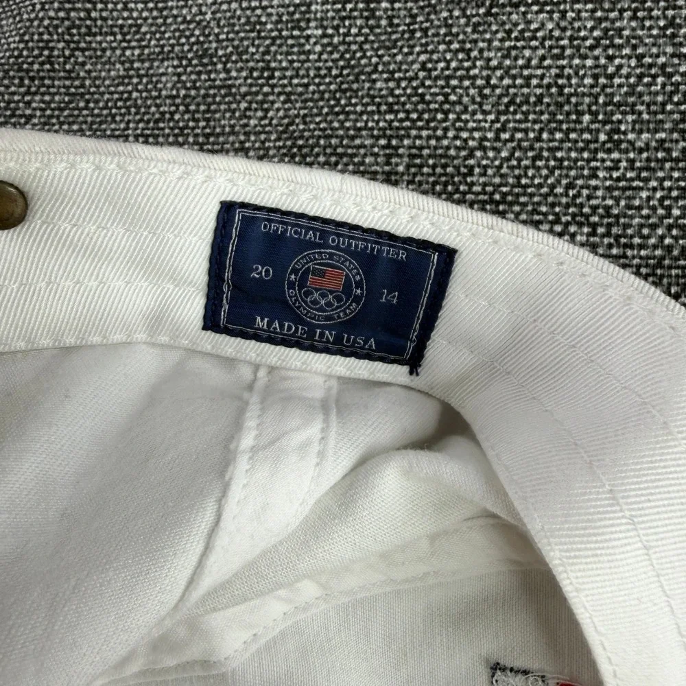 Polo Ralph Lauren Hat Cap One Size White 2014 Sochi Winter Olympics Team USA